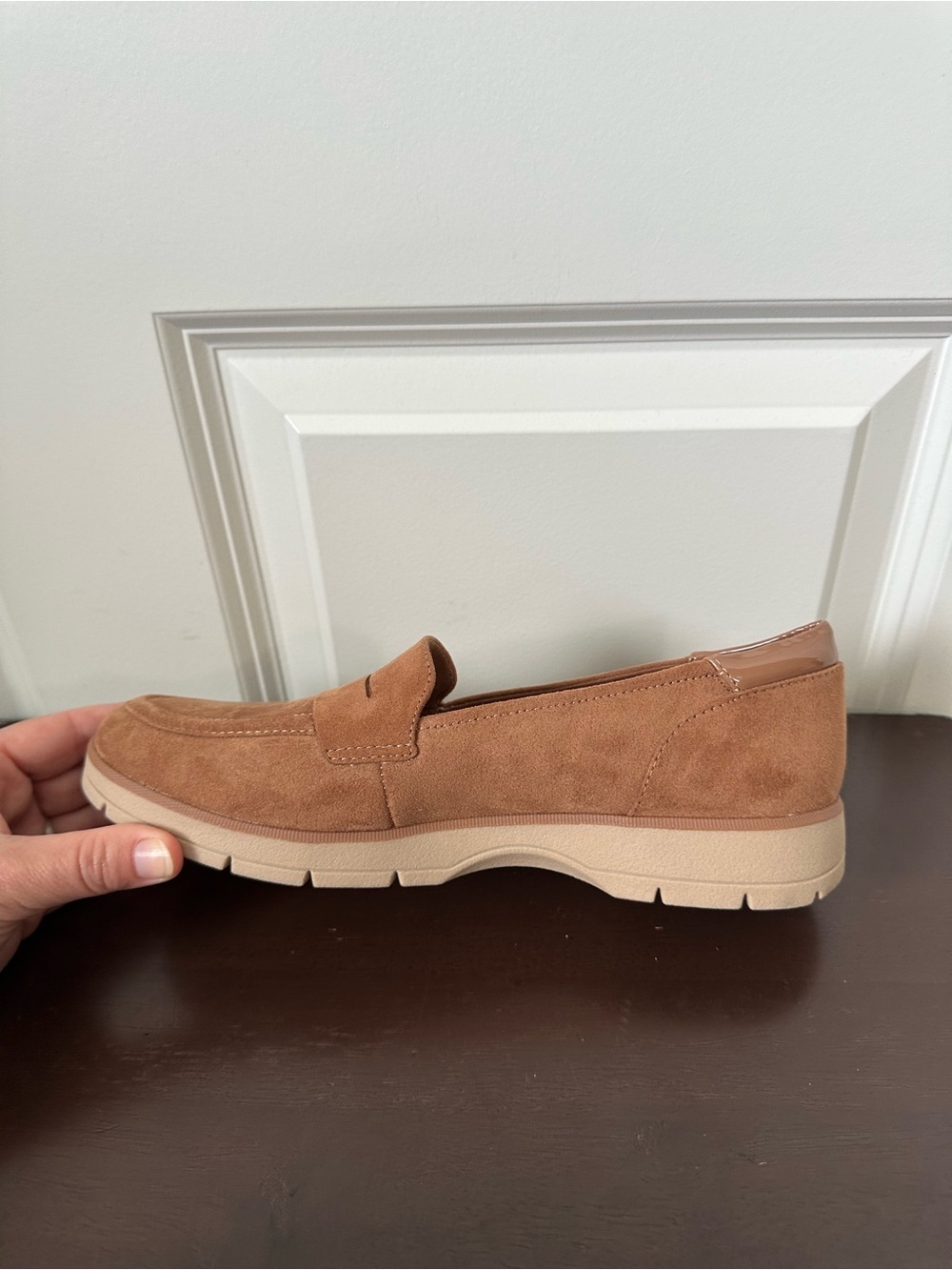 Dr. Scholl's Women's Nice Day Crisp Brown Penny Loafers Size 8 - Picture 9 of 10
